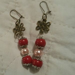 handcrafted by me earrings glass beads